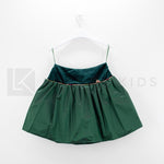 Gonna in Taffet’¾  Bambina Verde LIALEA SK07248 - LIALEA - LuxuryKids