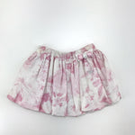 Gonna Neonata Bianco-Rosa Minibanda E784 - MINIBANDA - LuxuryKids