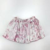 Gonna Neonata Bianco-Rosa Minibanda E784 - MINIBANDA - LuxuryKids