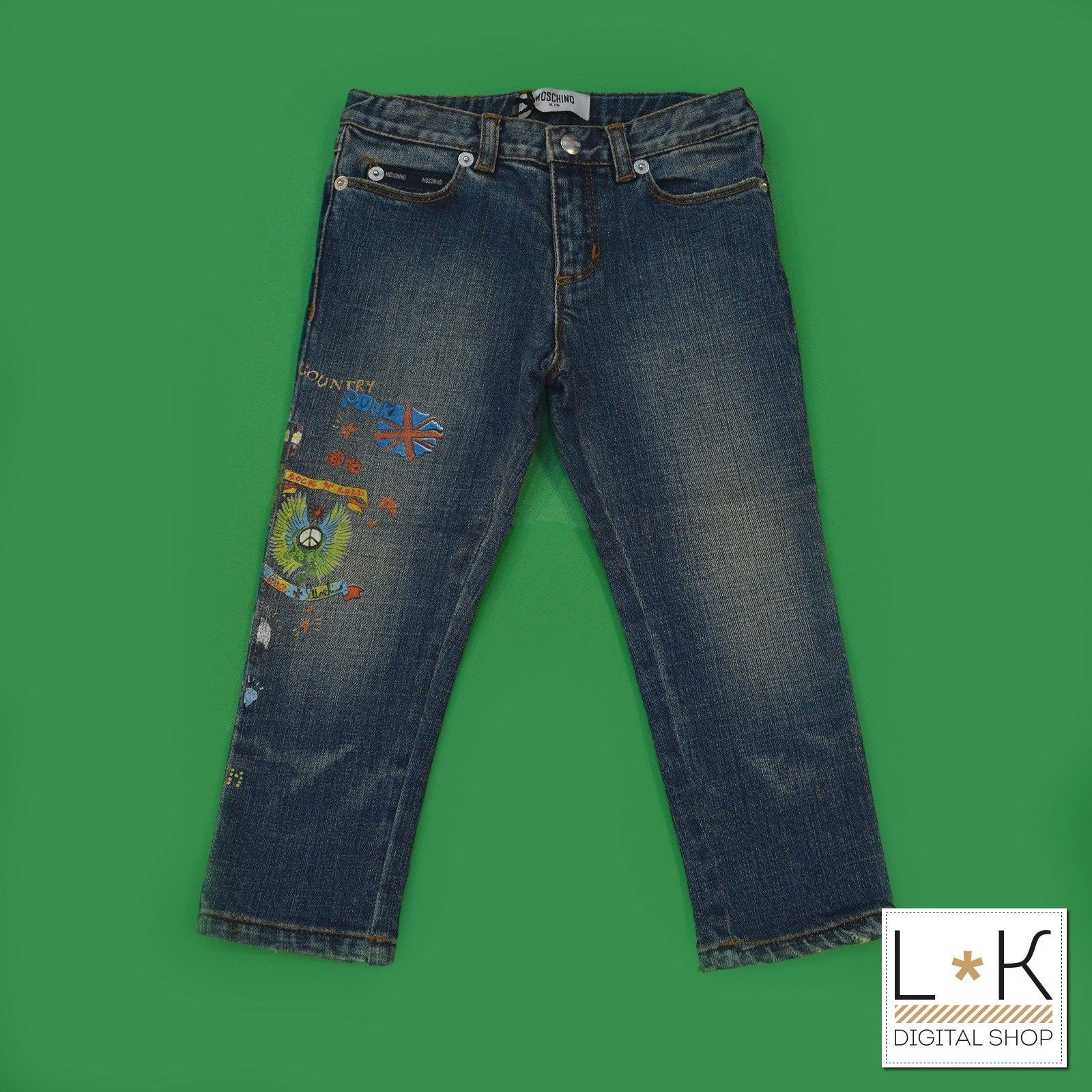 Jeans Bambino Moschino IZPT65 - MOSCHINO - LuxuryKids