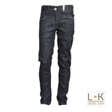 Jeans Nero Glitterato in Cotone Bambina Sarabanda D454 - SARABANDA - LuxuryKids