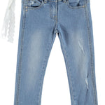 Jeans Slim Fit Bambina Sarabanda W445 - SARABANDA - LuxuryKids