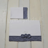 Lenzuolino Carrozzina Cotone Bianco Neonata Ninnaoh E18LE12 - NINNAOH - LuxuryKids