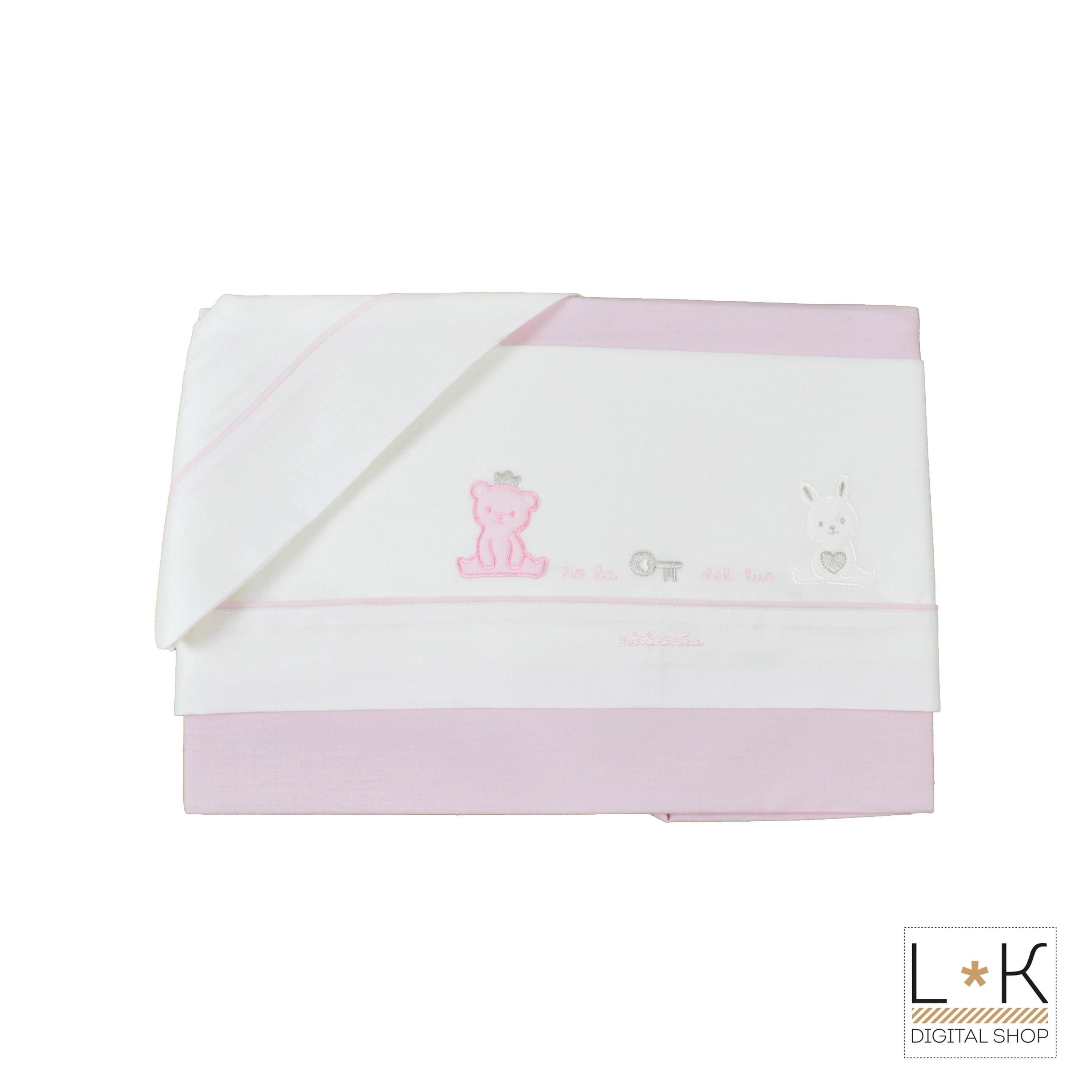 Lenzuolino Cotone Neonata Minibanda R300 - MINIBANDA - LuxuryKids