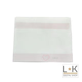 Lenzuolino Per Carrozzina In Cototne Bianco Neonata Lolo' 7077 - LOLO' - LuxuryKids