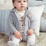 MAGLIA COLLO ALTO CALDO COTONE NEONATA T731-00 - MINIBANDA - LuxuryKids