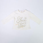 Maglia in Caldo Cotone Neonata Panna She.Ver CHBTS6122 - SHE.VER - LuxuryKids