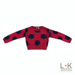 Maglioncino In Misto Lana Bordeaux Bambina Sarabanda R406 - SARABANDA - LuxuryKids