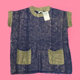 Maglioncino In Misto Lana Cobalto Bambina Fun&Fun FUNJSW3806 - FUN&FUN - LuxuryKids