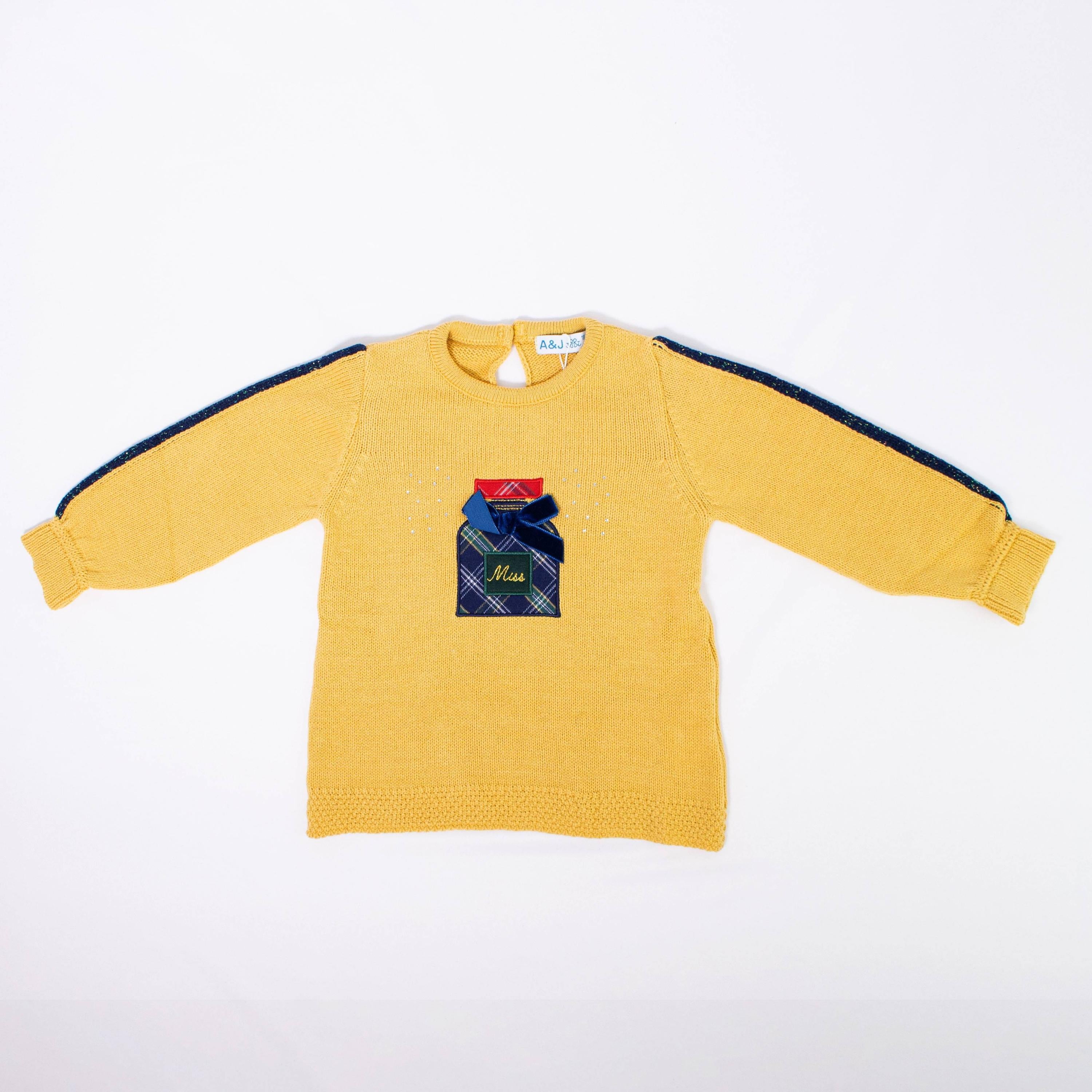 Maglioncino misto cotone Neonata A&J 531 - A&J - LuxuryKids