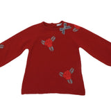 Maglioncino Misto Lana Rosso Bambina Dr Kids 492 - DR.KID - LuxuryKids
