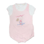 Pagliaccetto in cotone Rosa Neonata Minibanda E756 - MINIBANDA - LuxuryKids