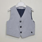 Panciotto a Righe In Cotone Neonato Nanan E16327236 - NANAN - LuxuryKids