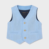 Panciotto In Misto Lino Neonato MAYORAL 1341 - MAYORAL - LuxuryKids