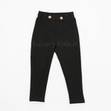 Pantaleggins in Caldo Cotone Nero per Bambina Fun&Fun FNBPT0149 - FUN&FUN - LuxuryKids