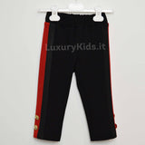 Pantalone a trombetta Nero elegante chic Neonata LOREDANA 7101 - LOLO' - LuxuryKids