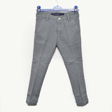 Pantalone Elegante in Caldo Cotone Grigio per Bambino Manuell&Frank MF1008B - MANUELL&FRANK - LuxuryKids