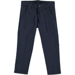 Pantalone Elegante Lungo In Cotone Blu Notte Con Tasche A Filo Bambino MANUELL&FRANK MF1050B - MANUELL&FRANK - LuxuryKids