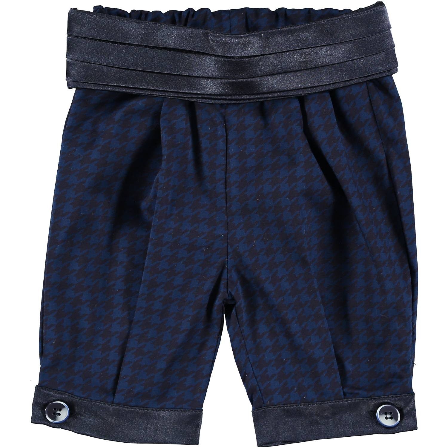 Pantalone Elegante Pied de Poule dBlu Neonato MANUELL & FRANK MF1214I - MANUELL&FRANK - LuxuryKids