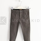 Pantalone In Caldo Cotone Fantasia Pied De Poule Neonato Sarabanda K155 - SARABANDA - LuxuryKids