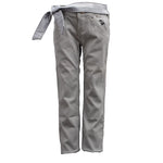 Pantalone in Caldo Cotone Grigio Tinta Unita Bambina Fun&Fun FUNBPT0002 - FUN&FUN - LuxuryKids