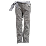 Pantalone in Caldo Cotone Grigio Tinta Unita Bambina Fun&Fun FUNBPT0002 - FUN&FUN - LuxuryKids