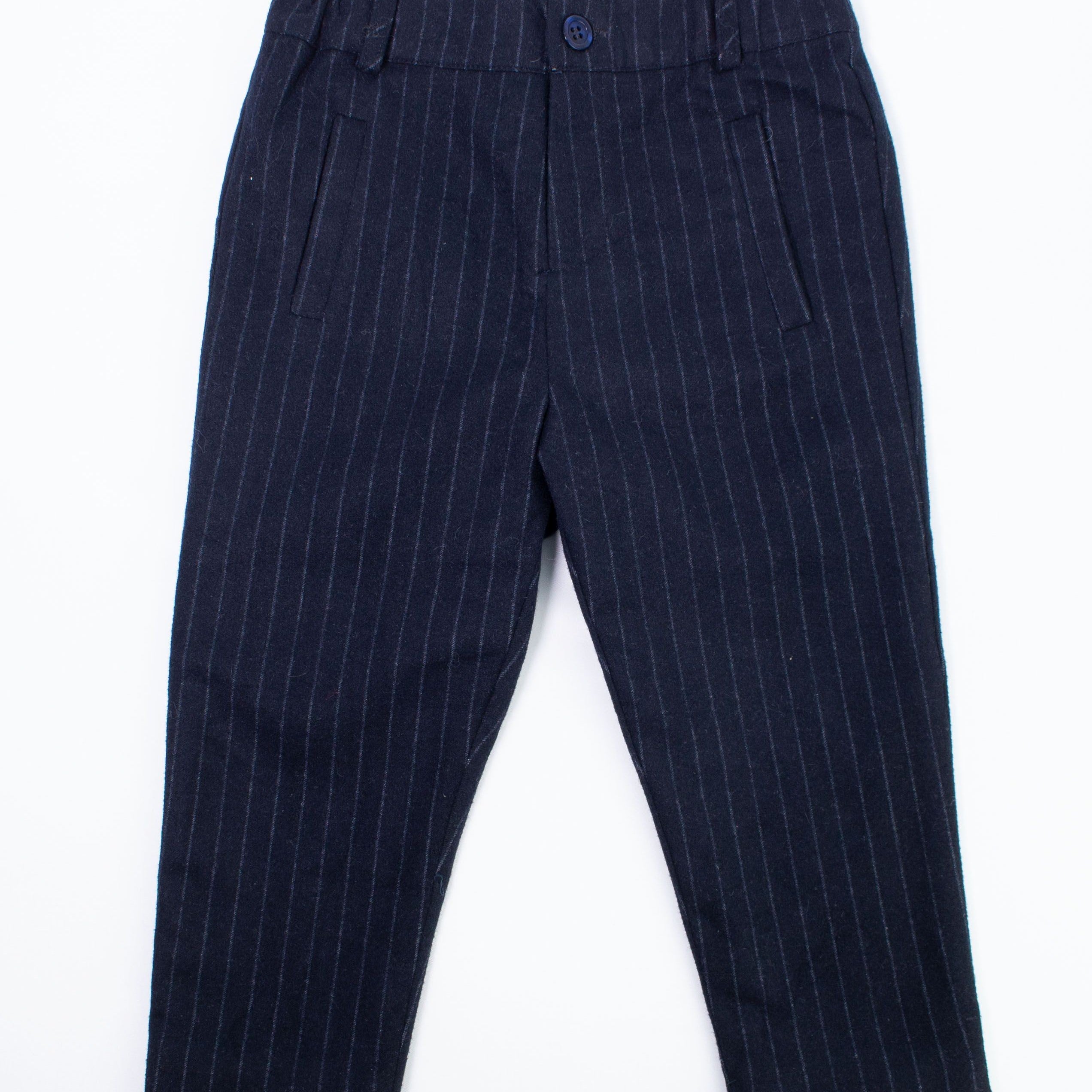 Pantalone in Panno a Righe Neonato Nero Patachou 2133528 - PATACHOU - LuxuryKids