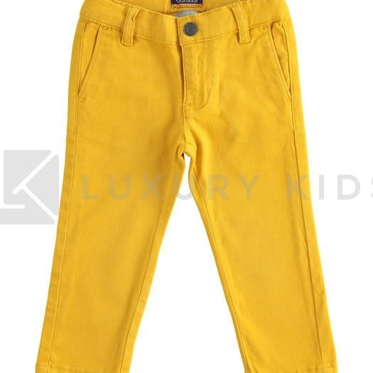 Pantalone In Twill Di Cotone Slim Fit Bambino Sarabanda K150 - SARABANDA - LuxuryKids