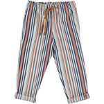 Pantalone Lungo In Misto Lino A Righe Bambino MANUELL&FRANK MF1194B - MANUELL&FRANK - LuxuryKids