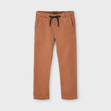Pantalone Lungo In Misto Lino Coccio Bambino MAYORAL 3564 - MAYORAL - LuxuryKids