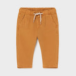 Pantalone Lungo In Misto Lino Coccio Neonato Mayoral 1580 - MAYORAL - LuxuryKids