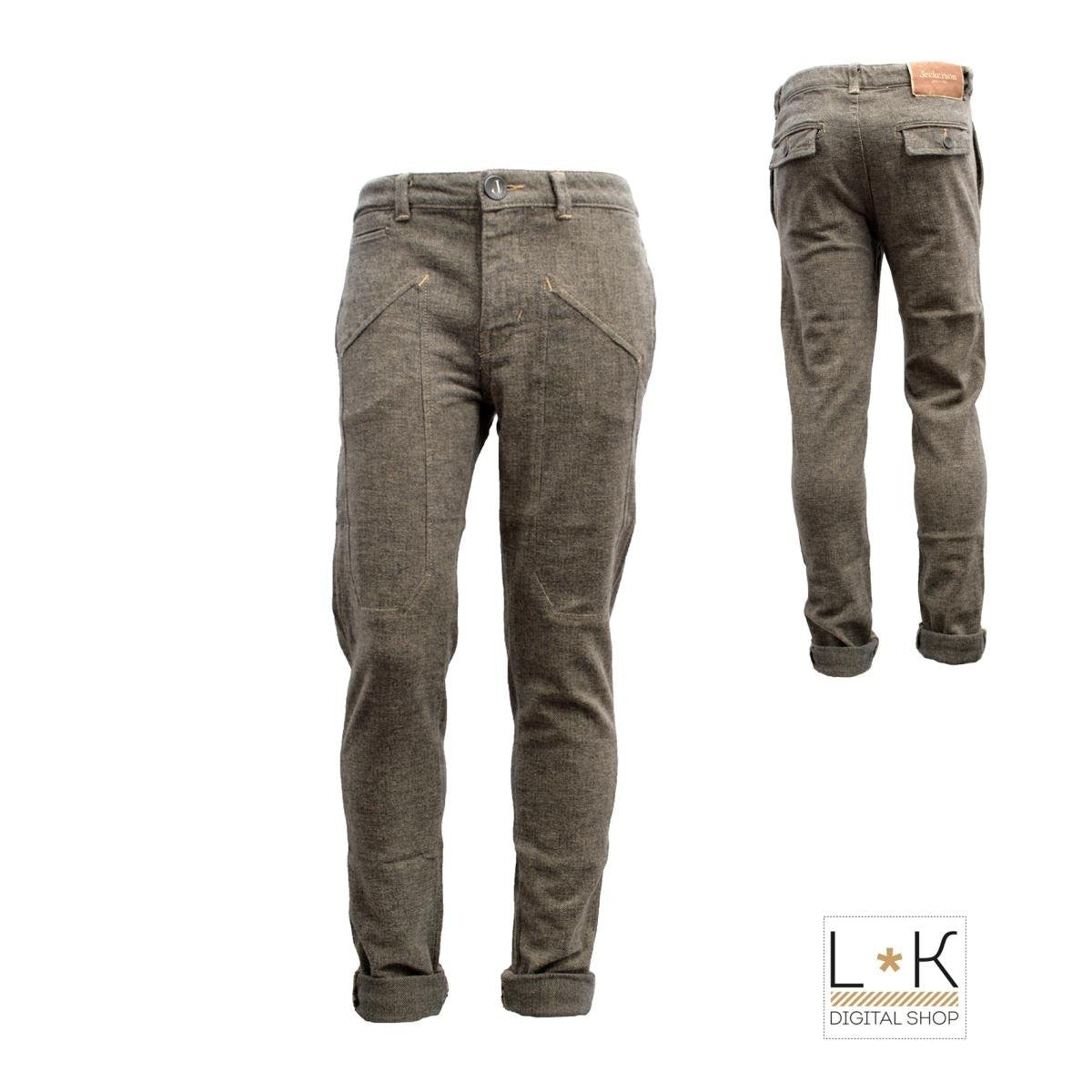 Pantalone Slim Tasche America Bambino Beige Jeckerson 7NPV99 - JECKERSON - LuxuryKids