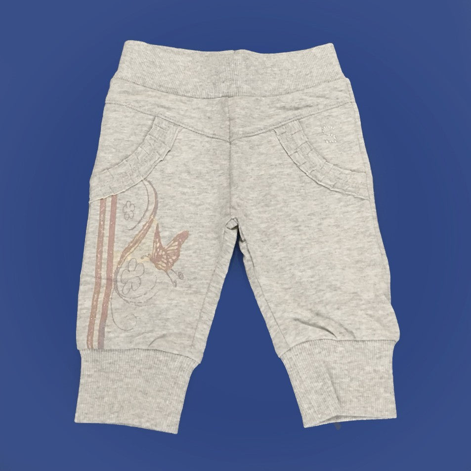 Pantalone Tuta con Polsini Grigio Neonata Sarabanda F852 - SARABANDA - LuxuryKids