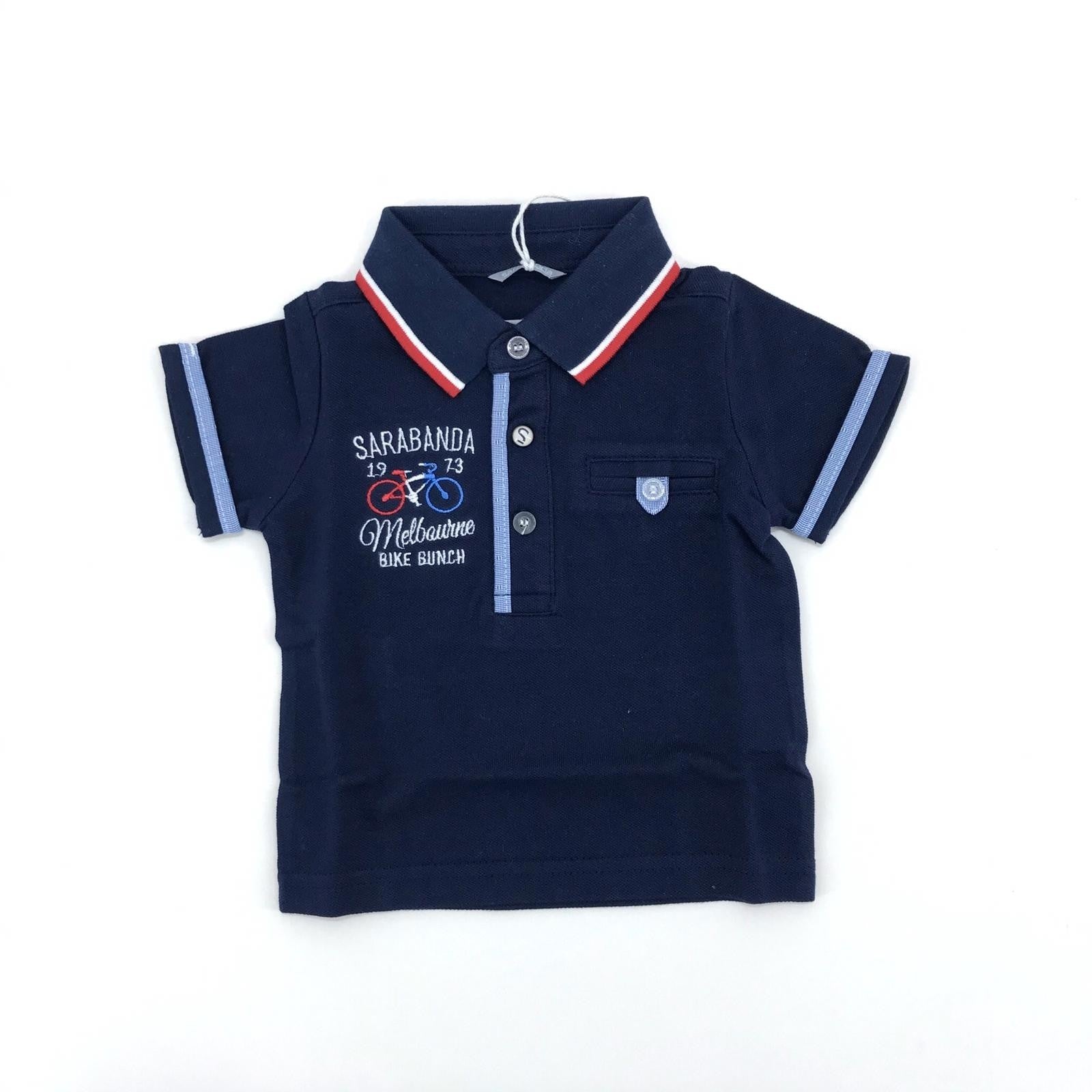 Polo Bambino Blu Sarabanda S516 - SARABANDA - LuxuryKids