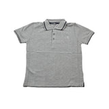 Polo in Cotone Grigio in Tinta Unita Bambino Sarabanda E801 - SARABANDA - LuxuryKids