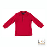 Polo in Cotone Rosso in Tinta Unita Bambino Sarabanda R822 - SARABANDA - LuxuryKids