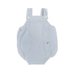 Salopette in Piquet Neonato Bianco Nanan E16418206 - NANAN - LuxuryKids