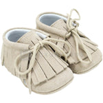 Scarpa da culla Con Frange In camoscio per Neonati Panyno A2520 - PANYNO - LuxuryKids