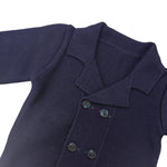 Cardigan Doppio petto in Lana Neonato BUFI B1562G - BUFI - LuxuryKids