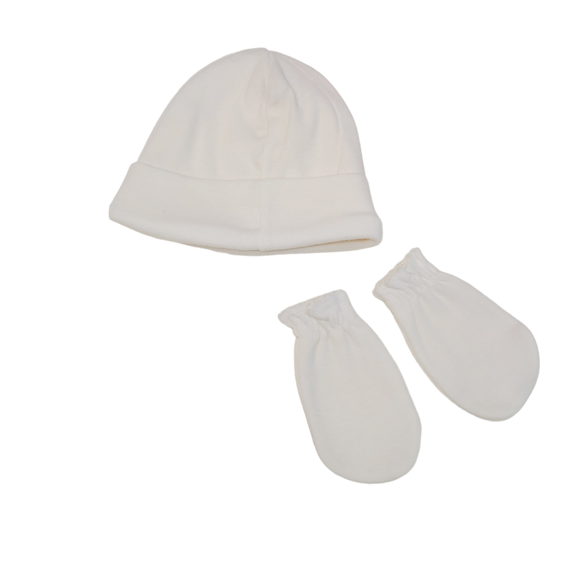 Completo Cappello e Moffole Antigraffio In Cotone Unisex Babidu 9288MO - BABIDU - LuxuryKids