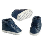 Scarpe Da Culla Neonato Blu Minibanda N339 - MINIBANDA - LuxuryKids