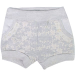 Short in Caldo Cotone con Ricami e Perline Celeste Neonata Fun&Fun FNNSO6551 - FUN&FUN - LuxuryKids
