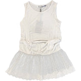 Sottoveste Bianco in Tinta Unita Bambina Take Two A00232 - TAKE TWO - LuxuryKids