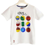 T-shirt 100% cotone effetto vintage Bambino Sarabanda J632 - SARABANDA - LuxuryKids