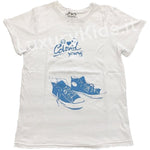 T-Shirt Cambia Colore Bianco con Stampa Colored Young AMC0002 - COLORED YOUNG - LuxuryKids