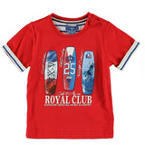 T-Shirt Neonato Rosso Sarabanda Q526 - SARABANDA - LuxuryKids
