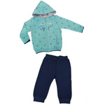 Tuta con Cappuccio Neonata Minibanda Q603 - MINIBANDA - LuxuryKids
