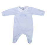 Tutina Intera Corredino In Cotone Celeste Neonato TETO E TATTA TU4610 - TETO E TATTA - LuxuryKids