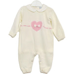 Tutina Intera In Lana Panna Neonata Primodi' Bebe' 200 - PRIMODI' BEBE' - LuxuryKids