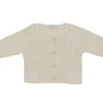Cardigan In Filo Di Cotone Neonati A&J 118 - A&J - LuxuryKids